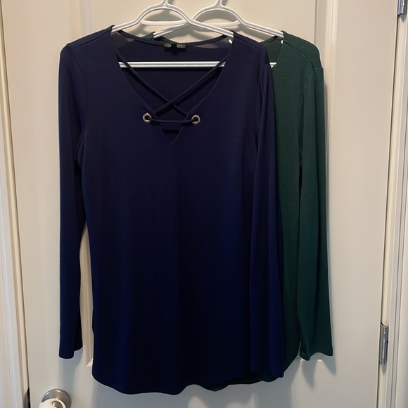 Dynamite crisscross sweaters ($15 for both!) - Picture 2 of 8